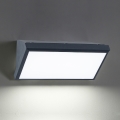 Brilagi - TRIANGLE Dimmable LED Outdoor Wall Light 1xE27/6W/230V 2700-6500K IP65 Anthracite