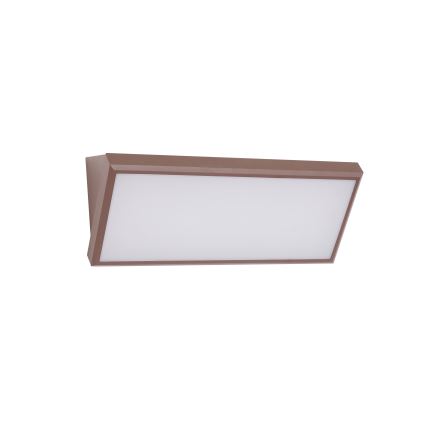 Brilagi - TRIANGLE LED Outdoor Wall Light, 42W/230V, Brown, IP65