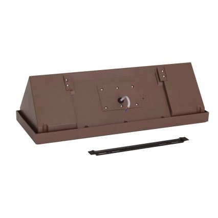 Brilagi - TRIANGLE LED Outdoor Wall Light 42W/230V, 45 cm, Brown, IP65