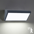 Brilagi - TRIANGLE LED Outdoor Wall Light with Sensor, 20W/230V, Anthracite, IP65