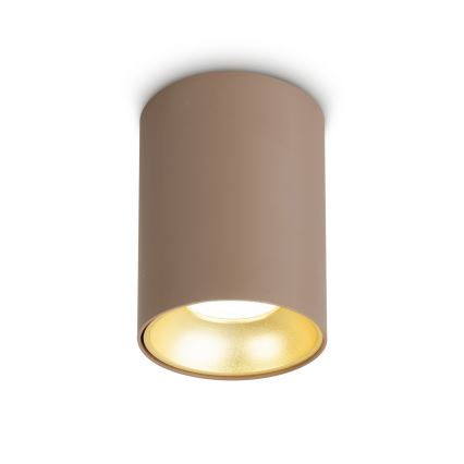 Brilagi - LED RGBW Dimmable Spotlight TRINE 1xGU10/4,8W/230V 3000K Beige/Gold + Remote Control