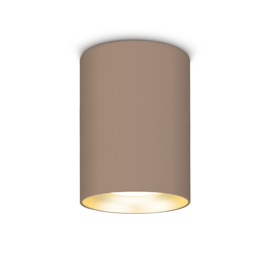 Brilagi - LED RGBW Dimmable Spotlight TRINE 1xGU10/4,8W/230V 3000K Beige/Gold + Remote Control
