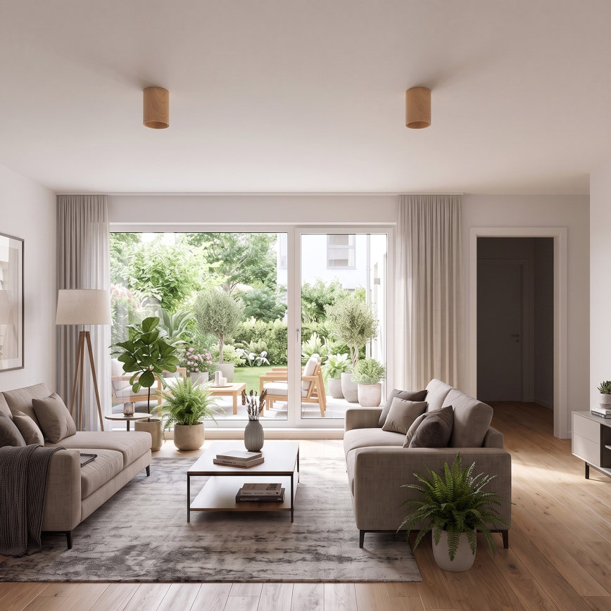BRILAGI - TRINE spotlight 1xGU10/30W/230V oak finish
