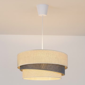 Brilagi - TRIO Cable Pendant Light 1x E27/60W/230V, diam. 40 cm, Cream/Grey