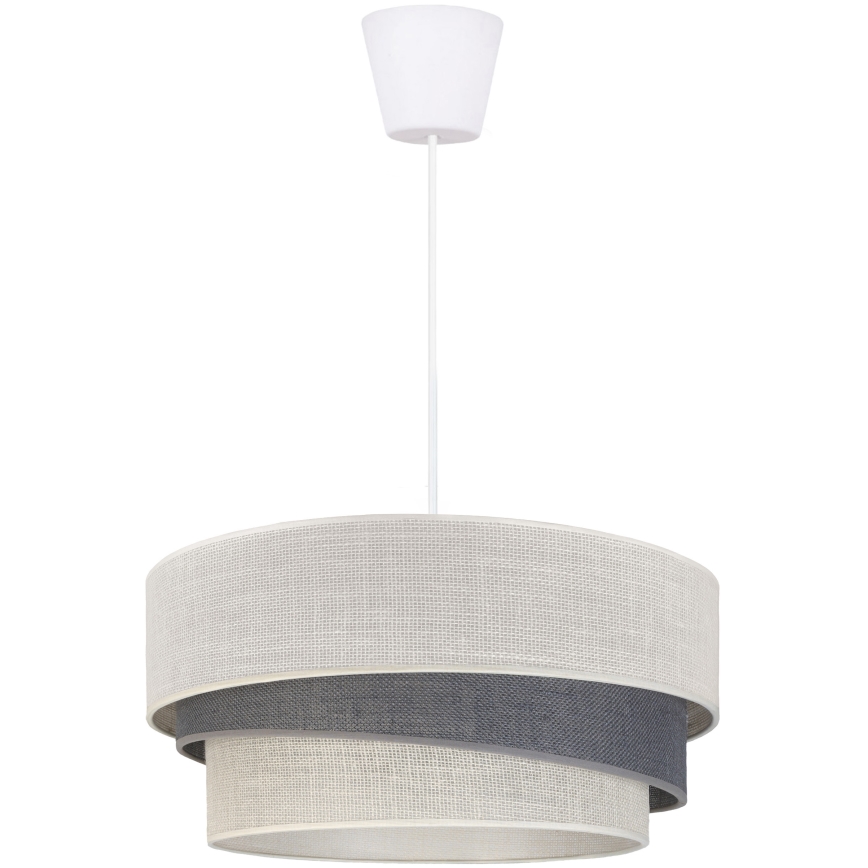 Brilagi - TRIO Cable Pendant Light 1x E27/60W/230V, diam. 40 cm, Cream/Grey