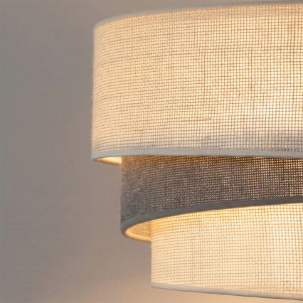 Brilagi - TRIO Cable Pendant Light 1x E27/60W/230V, diam. 40 cm, Cream/Grey