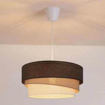 Brilagi - TRIO cable pendant light 1xE27/60W/230V, Ø 40 cm, brown/beige/white