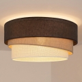 Brilagi - TRIO Ceiling Light 1xE27/60W/230V Ø 40 cm Brown/Beige/White