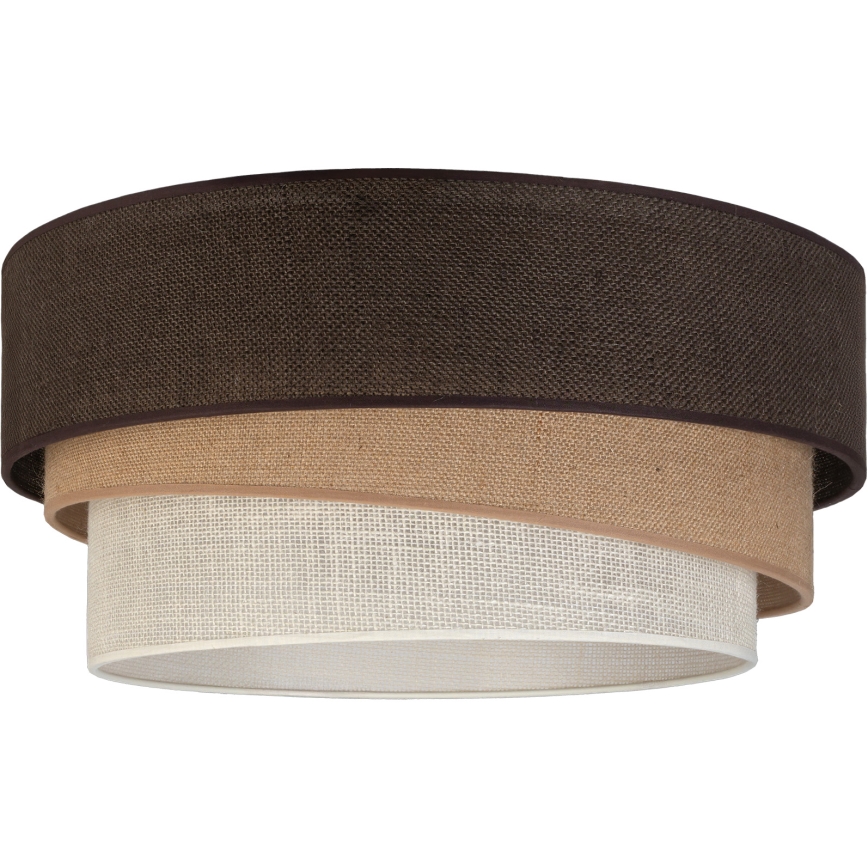 Brilagi - TRIO Ceiling Light 1xE27/60W/230V Ø 40 cm Brown/Beige/White