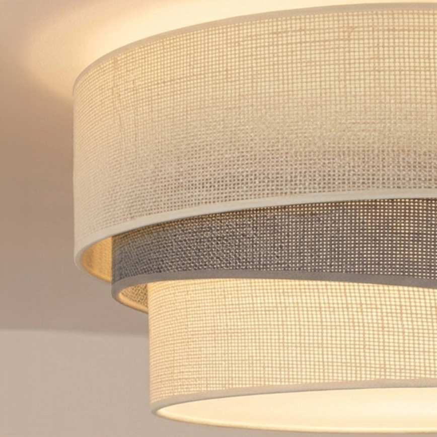 Brilagi - TRIO Ceiling Light 1xE27/60W/230V, Ø 40 cm, Cream/Grey