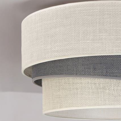 Brilagi - TRIO Ceiling Light 1xE27/60W/230V, Ø 40 cm, Cream/Grey