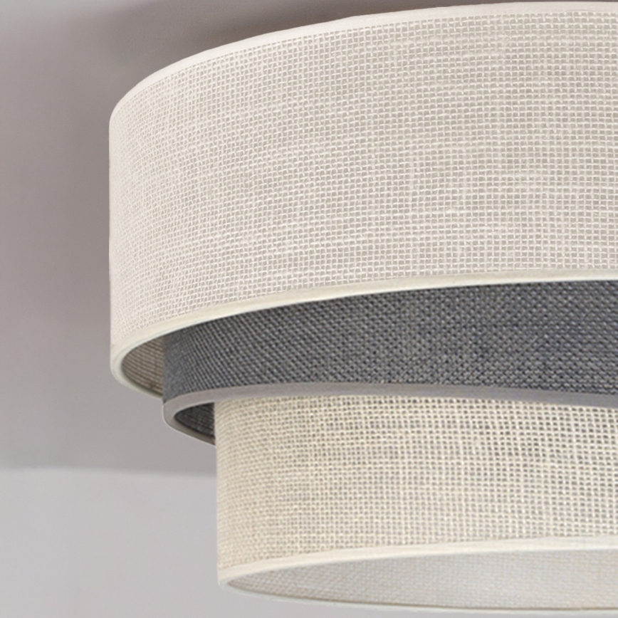 Brilagi - TRIO Ceiling Light 1xE27/60W/230V, Ø 40 cm, Cream/Grey