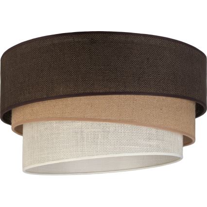 Brilagi - TRIO Ceiling Light 3xE27/60W/230V Ø 60 cm brown/beige/white