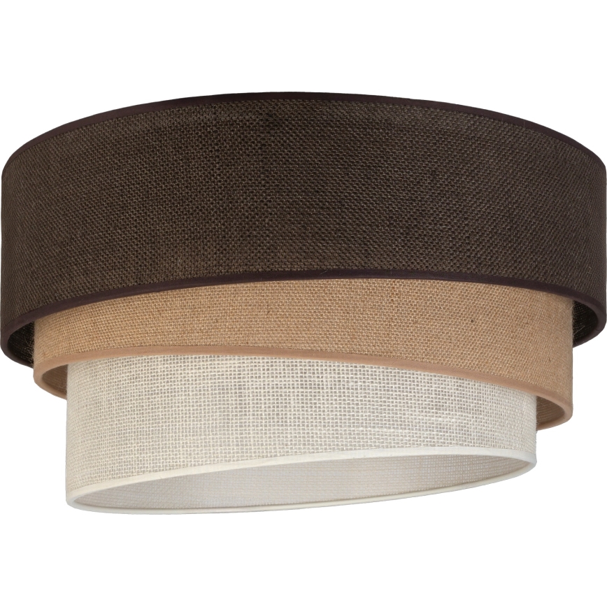Brilagi - TRIO Ceiling Light 3xE27/60W/230V Ø 60 cm brown/beige/white