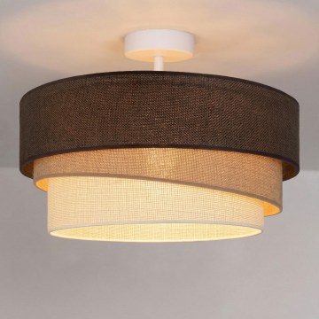 Brilagi - TRIO Flush-mounted ceiling light 1xE27/60W/230V Ø 40 cm brown/beige/white
