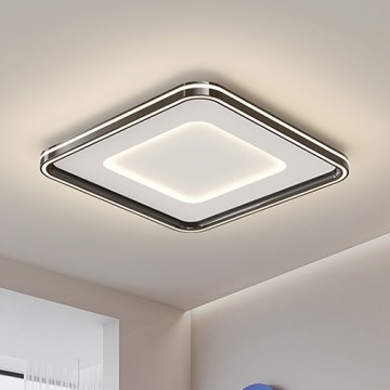 Brilagi - TRIVARO Dimmable LED Ceiling Light, 88W, 230V, 3000-6000K, 40x40 cm + Remote Control