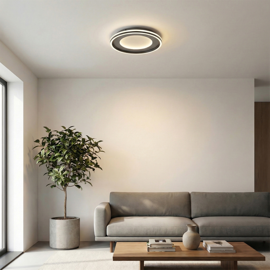 Brilagi - LED Dimmable Ceiling Light TRIVARO LED/56W/230V 3000-6000K Ø 30 cm + Remote Control