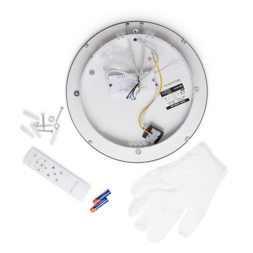 Brilagi - LED Dimmable Ceiling Light TRIVARO LED/56W/230V 3000-6000K Ø 30 cm + Remote Control