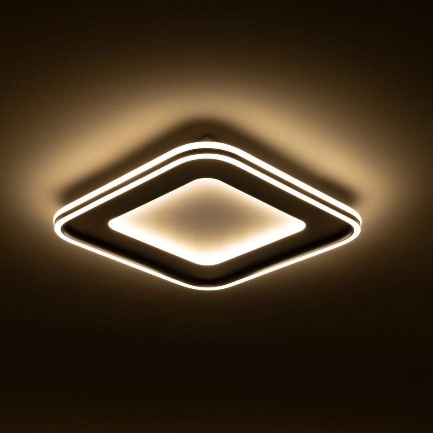 Brilagi - TRIVARO Dimmable LED Ceiling Light, 88W, 230V, 3000-6000K, 40x40 cm + Remote Control