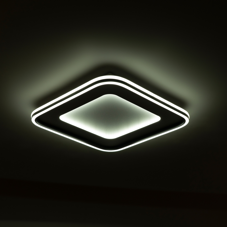 Brilagi - TRIVARO Dimmable LED Ceiling Light, 88W, 230V, 3000-6000K, 40x40 cm + Remote Control