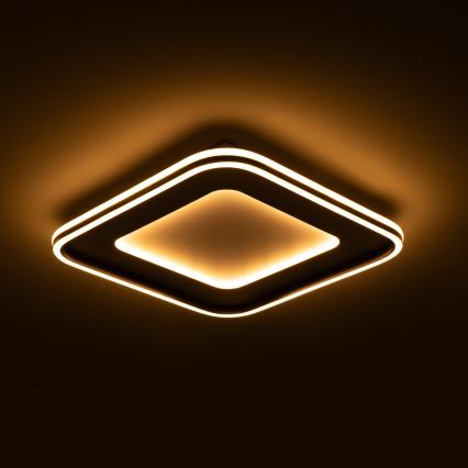 Brilagi - TRIVARO Dimmable LED Ceiling Light, 88W, 230V, 3000-6000K, 40x40 cm + Remote Control