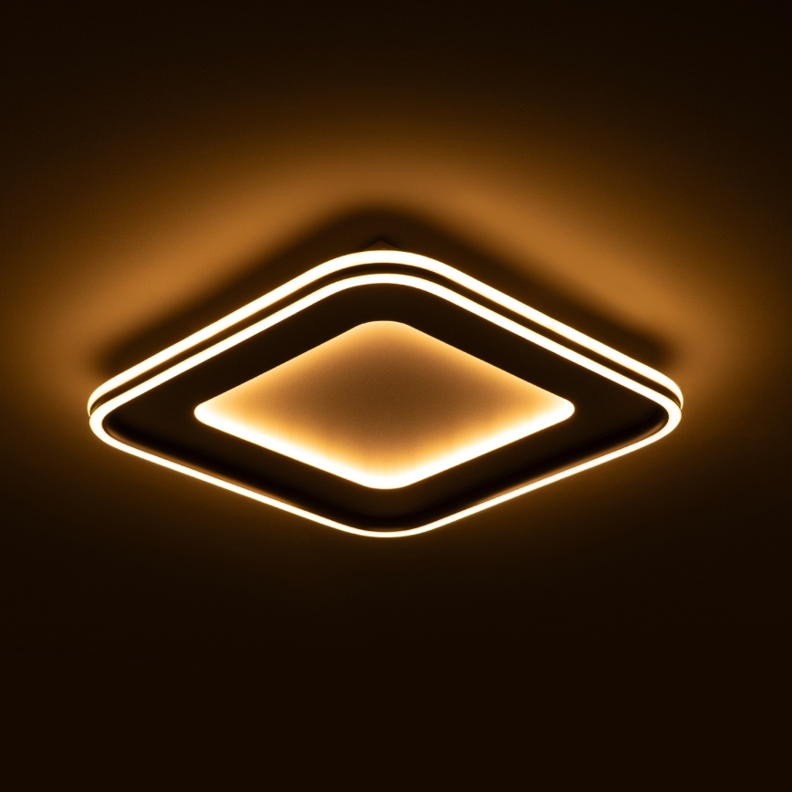 Brilagi - TRIVARO Dimmable LED Ceiling Light, 88W, 230V, 3000-6000K, 40x40 cm + Remote Control