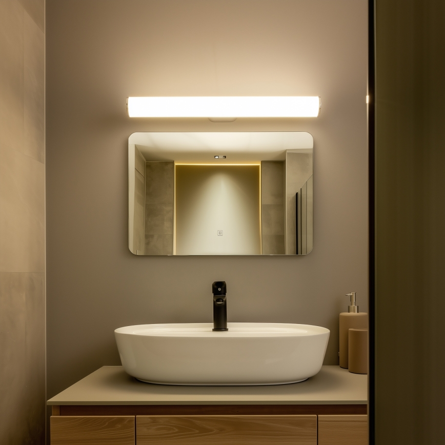 Brilagi - LED Bathroom Mirror Light TUBE LED/15W/230V 3000/4000/6500K IP44 Polished Chrome