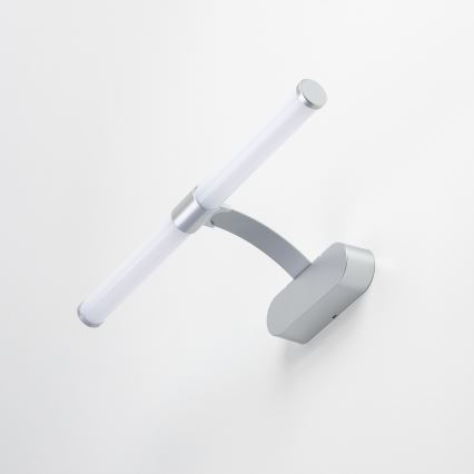 Brilagi - TUBEO 2-in-1 LED Bathroom Mirror Light, 6W, 230V, 40 cm, IP44, Silver
