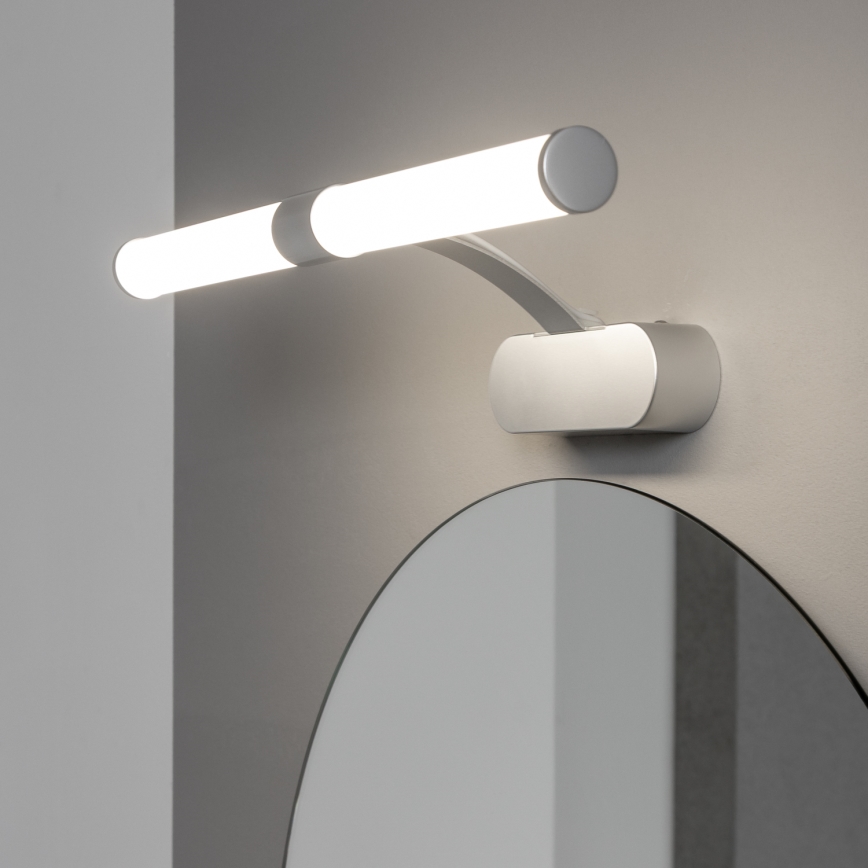 Brilagi - TUBEO 2-in-1 LED Bathroom Mirror Light, 6W, 230V, 40 cm, IP44, Silver