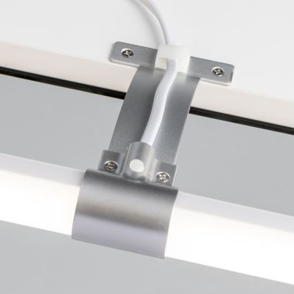 Brilagi - TUBEO 2-in-1 LED Bathroom Mirror Light, 6W, 230V, 40 cm, IP44, Silver