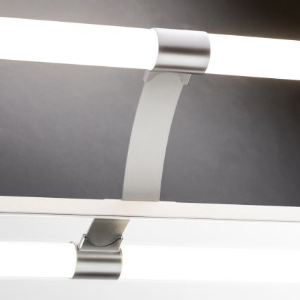 Brilagi - TUBEO 2-in-1 LED Bathroom Mirror Light, 6W, 230V, 40 cm, IP44, Silver