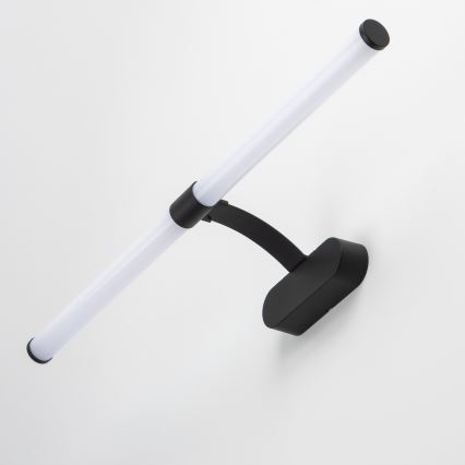 Brilagi - TUBEO 2-in-1 LED Bathroom Mirror Light LED/8W/230V 60 cm IP44 Black
