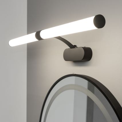 Brilagi - TUBEO 2-in-1 LED Bathroom Mirror Light LED/8W/230V 60 cm IP44 Black