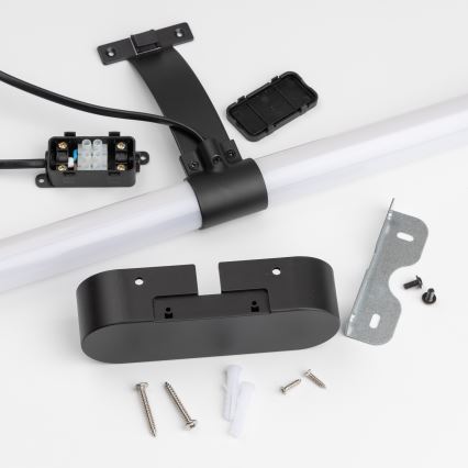 Brilagi - TUBEO 2-in-1 LED Bathroom Mirror Light LED/8W/230V 60 cm IP44 Black