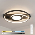 BRILAGI - TWIRL LED Dimmable Ceiling Light LED/38W/230V 3000-6000K black + remote control