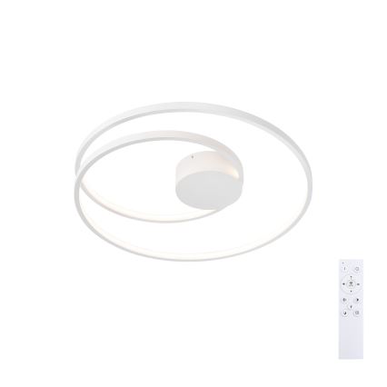 Brilagi - TWISTER LED Dimmable Ceiling Light LED/48W/230V 3000–6000K, diameter 50 cm, white + remote control
