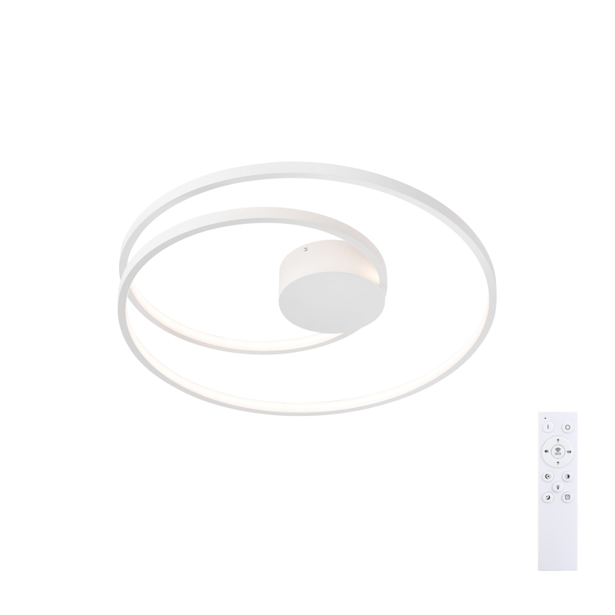 Brilagi - TWISTER LED Dimmable Ceiling Light LED/48W/230V 3000–6000K, diameter 50 cm, white + remote control