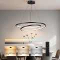 Brilagi - TWISTER LED Dimmable Cable Pendant LED/105W/230V 3000–6000K Ø 100 cm Black + Remote Control
