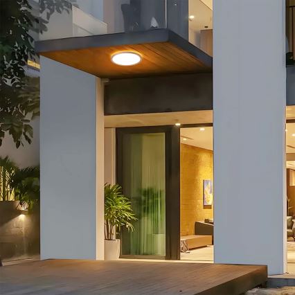 Brilagi - LED Bathroom Ceiling Light ULTRA SLIM LED/12W/230V Ø 22.5 cm Rose Gold IP54