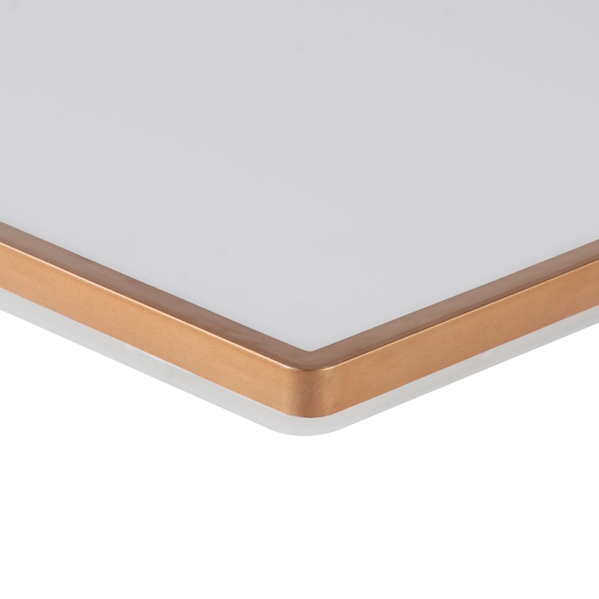Brilagi - ULTRA SLIM LED Bathroom Ceiling Light LED/18W/230V 30x30 cm rose gold IP54