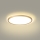 Brilagi - ULTRA SLIM LED Bathroom Ceiling Light, 18W/230V, Ø 30 cm, Gold, IP54
