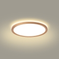 Brilagi - ULTRA SLIM LED Bathroom Ceiling Light, 18W/230V, Ø 30 cm, Rose Gold, IP54