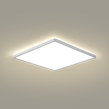 Brilagi - ULTRA SLIM LED Bathroom Ceiling Light 24W/230V 42x42 cm Silver IP54