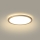Brilagi - ULTRA SLIM LED Bathroom Ceiling Light LED/12W/230V Ø 22.5 cm Gold IP54