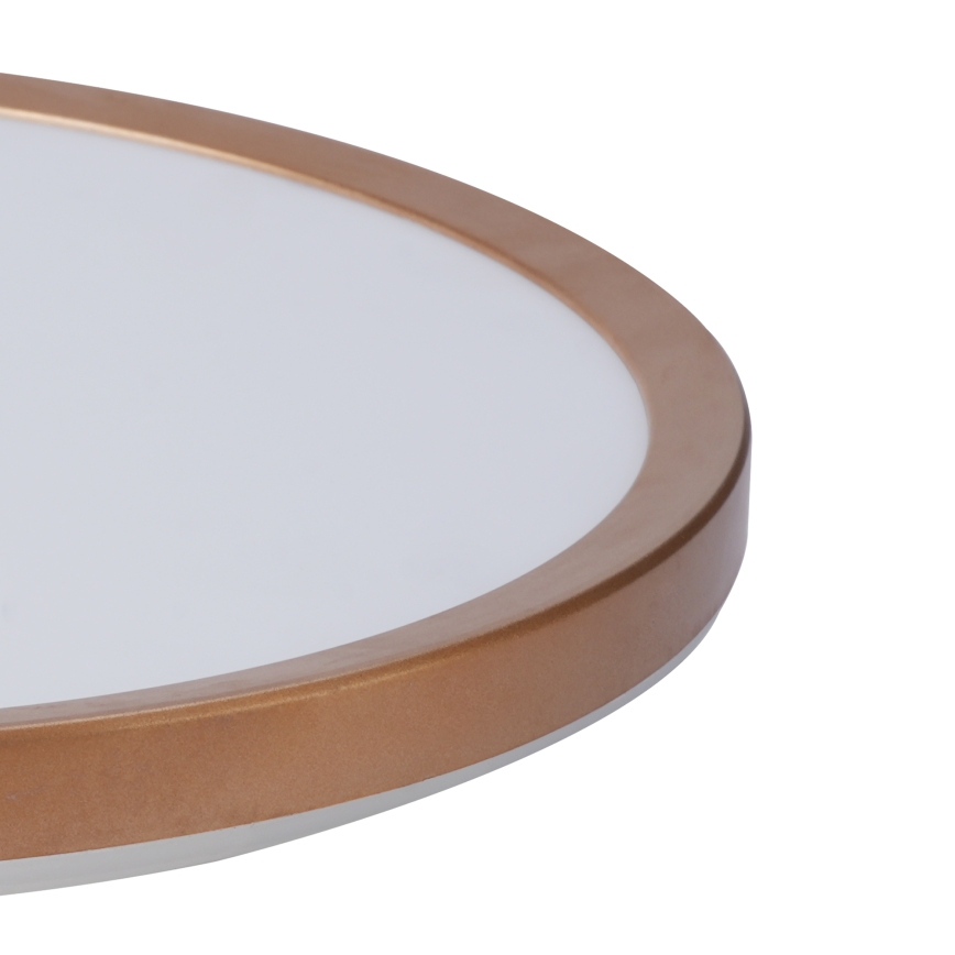 Brilagi - ULTRA SLIM LED Bathroom Ceiling Light, 18W/230V, Ø 30 cm, Rose Gold, IP54