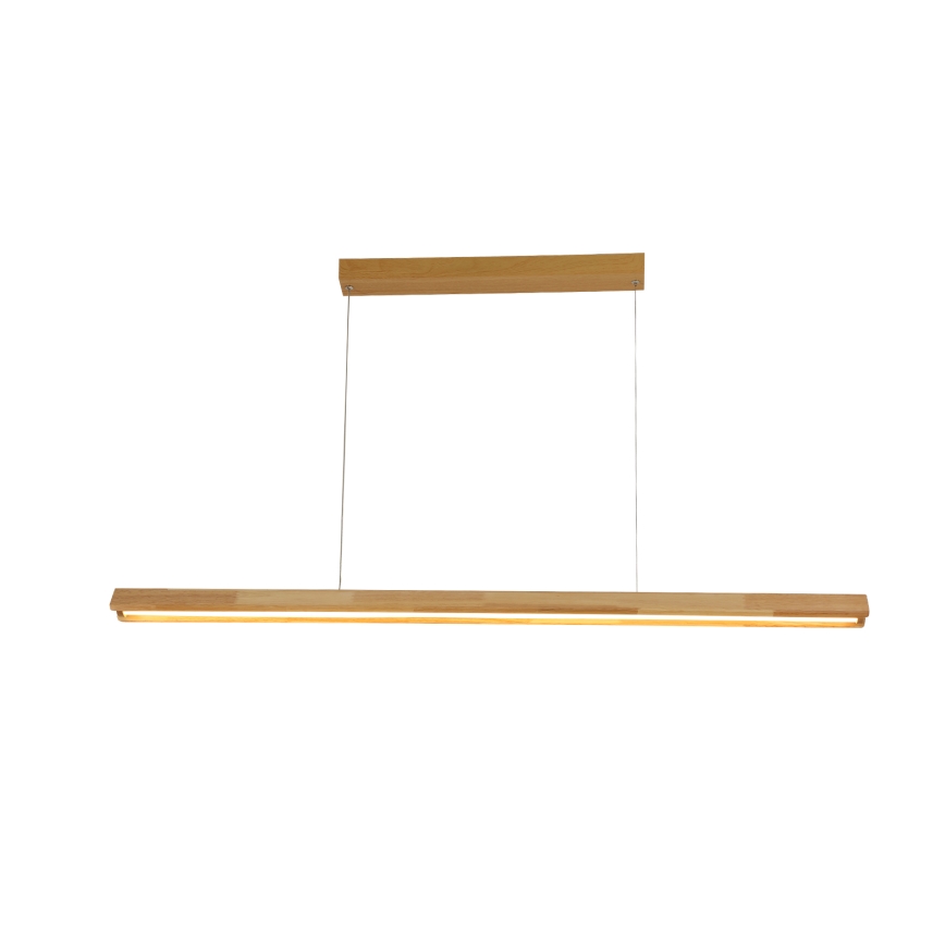 Brilagi - UMEA WOOD LED Cable-Hung Pendant Light LED/30W/230V 120 cm Rubberwood