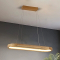 BRILAGI - UMEA WOOD LED Cable Pendant, 30W/230V, 70x20 cm, wood