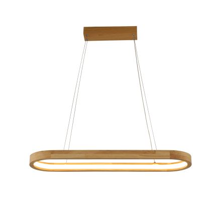 Brilagi - UMEA WOOD LED Cable Pendant, 30W/230V, 70x20 cm, wood