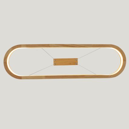 Brilagi - UMEA WOOD LED Cable Pendant, 30W/230V, 70x20 cm, wood