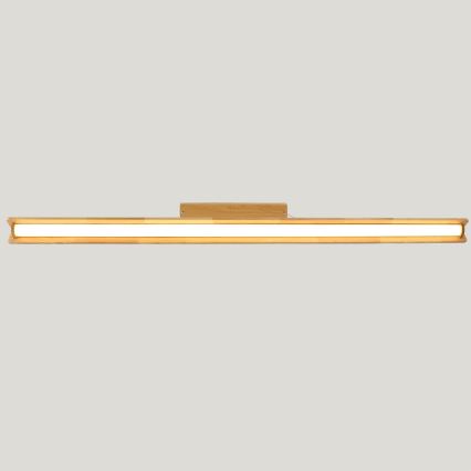 Brilagi - UMEA WOOD LED pendant lamp on cable LED/40W/230V 150 cm rubberwood